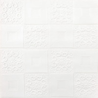 Самоклеючі 3Д панелі для стін та стелі, 3D панелі самоклейка 70x70см (114-3)