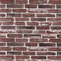 Самоклеючі 3Д панелі під червону Катеринославську цеглу, 3D панелі самоклейка для стін 70х77х0,3см (43-3)