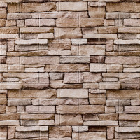 Самоклеючі 3Д панелі під бежеву Катеринославську цеглу, 3D панелі самоклейка для стін 70х77см (344-3)