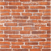 Самоклеючі 3Д панелі під руду Катеринославську цеглу, 3D панелі самоклейка 70x77х0,5см (044)