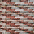 Самоклеющиеся 3D панели под Екатеринославский кирпич Коричневый песчаник, 3Д панели самоклейка для стен 70х77см (340)