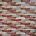 Самоклеющиеся 3D панели под Екатеринославский кирпич Коричневый песчаник, 3Д панели самоклейка для стен 70х77см (340)