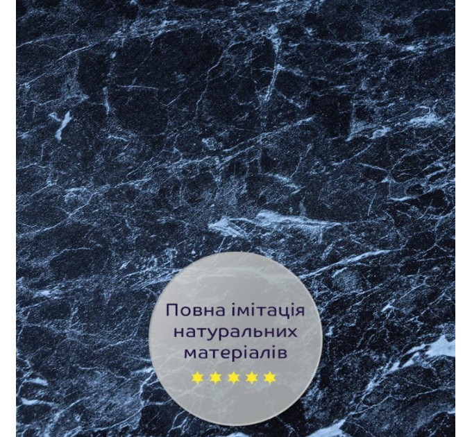 Декоративная ПВХ плита для стен под черный мрамор 1,22х2,44м (OS-KL8126)