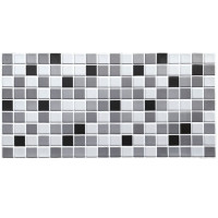 Декоративные пластиковые ПВХ панели для стен 960х480х4мм, Черно-белая мозаика (1181) Декоративные пластиковые ПВХ панели для стен 960х480х4мм, Черно-белая мозаика (1181)