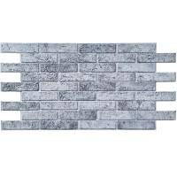 Декоративні пластикові ПВХ панелі для стін під сіру цеглу 480х960х4мм (SW-00001557)