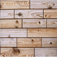 Самоклеюча декоративна ПВХ плитка для стін 30х30см, самоклейка на стіни під карамельне дерево (СПП-606)