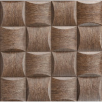 Самоклеюча декоративна ПВХ плитка для стін 30х30см, самоклейка на стіни, Коричнева плетенка (СПП-607)