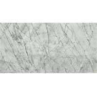 Самоклеюча PET плитка для стін під світло-сірий мармур 60х30см, глянсова