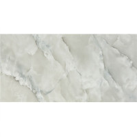 Самоклеюча PET плитка для стін 60х30см під сірий мармур, глянсова (SW-00002318)