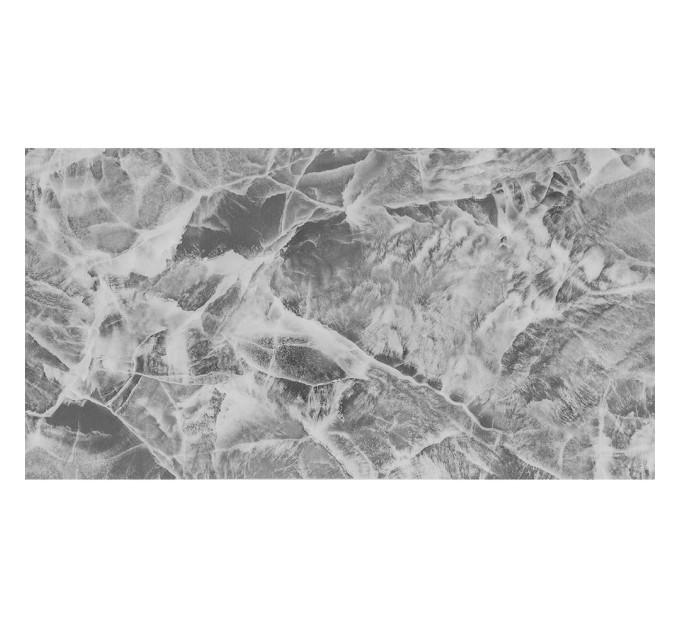 Самоклеюча PET плитка для стін під графітовий мармур 60х30см, глянсова (SW-00002640)