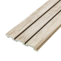 Декоративні рейки на стіну, рейкові панелі для декору 290х12х1,2см, Світло-бежеве дерево