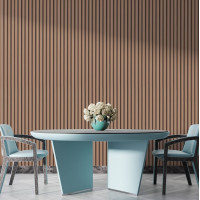 Декоративні рейки на стіну, рейкові стінові панелі 300х16х2,3см, Бежеві (SW-00001853)