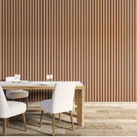 Декоративні рейки на стіну, рейкові стінові панелі 300х16х2,3см, Вишня (SW-00001857)