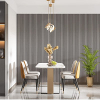 Декоративні рейки на стіну, рейкові стінові панелі 300х15х0,9см, Сірий (SW-00001870)