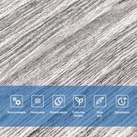 Самоклеючі 3Д панелі під білий бамбук, 3D панелі самоклейка для стін 70x70см (071)