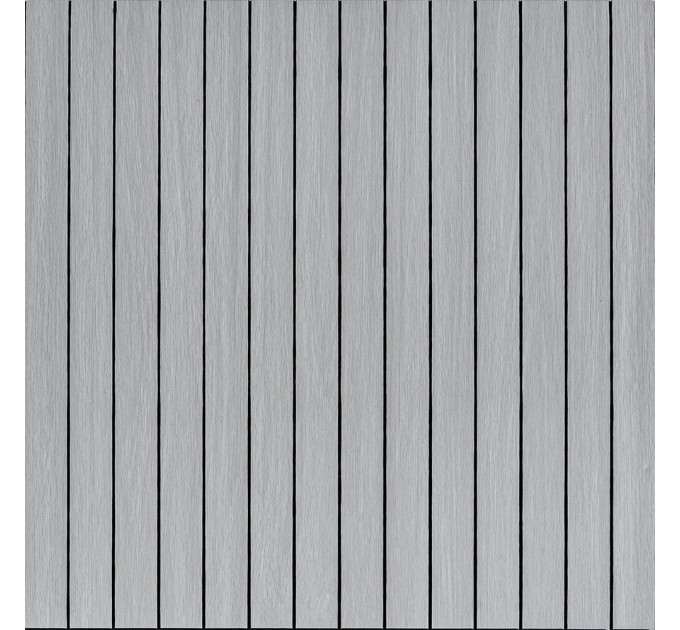 Самоклеючі гнучкі вінілові панелі 3Д рейки під дерево 60х60см, Світло-сірі (SW-00003243)