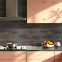 Самоклеюча вінілова плитка для стін 60х30см, матова, ціна за 1шт, Сіра (СВП-105 мат) (SW-00003252)