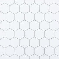 Самоклеюча вінілова плитка для стін 60х60см, Белые соты, глянсова, ціна за 1шт (СВП-212)