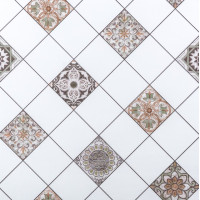 Самоклеюча вінілова плитка під кахель 60х60см, для стін, матова, ціна за 1шт (СВП-214-мат)