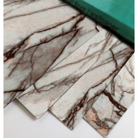 Самоклеюча вінілова плитка під мармур 60х30см, для стін та підлоги, матова, ціна за 1шт (СВП-108-мат)