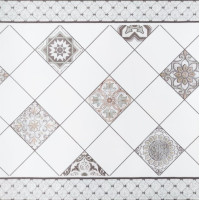 Самоклеюча вінілова плитка для стін 60х60см під кахель, матова, ціна за 1шт (СВП-213)