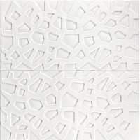 Самоклеючі 3Д панелі Біла павутина, 3D панелі самоклейка для стін та стелі 70x70см (115)