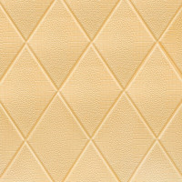 Самоклеючі 3Д панелі Ромб під шкіру, 3D панелі самоклейка для стін та стелі 70х70см, Бежеві