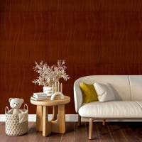 Самоклеючі 3Д панелі для стін та стелі, 3D панелі самоклейка 60х60см, Коричневі хвилі