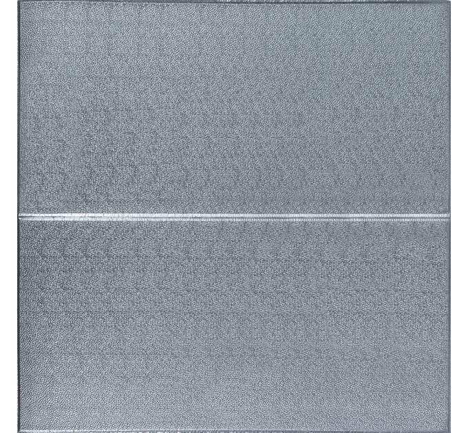 Самоклеючі 3Д панелі 70х70см, 3D панелі самоклейка для стін, Срібний квадрат (SW-00003257)