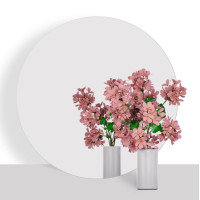 Акрилове дзеркало самоклейка, що не б'ється, кругле 33х33см (OS-MR-12)