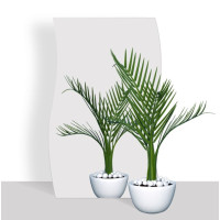 Акрилове дзеркало самоклейка, що не б'ється 27х42см (OS-MR-11)