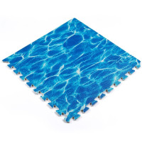 Модульна м'яка підлога пазл EVA, покриття для підлоги 60x60x1см, Океан (МР5)