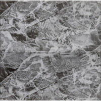 Самоклеючі 3Д панелі під чорно-білу мармурову плитку, 3D панелі самоклейка для стін 70x70см (192)