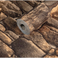 Самоклеючі шпалери в рулонах для стін 2800х450х1,5мм, Жовтий камінь (JC 16)