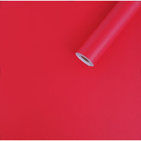 Самоклеюча плівка для меблів, самоклейка в рулоні 0,45х10м, Червона (7011)