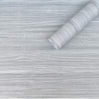 Самоклеюча плівка під попільне дерево для меблів, дверей, стільниць, рулон 10м, Смужки (BCT-111)