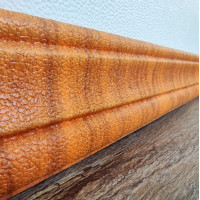 Гнучкий самоклеючий плінтус / багет самоклейка, Золотий дуб (125)