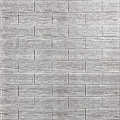 Самоклеючі 3Д панелі під цеглу сіра смужка, 3D панелі самоклейка для стін 70x77см (183)